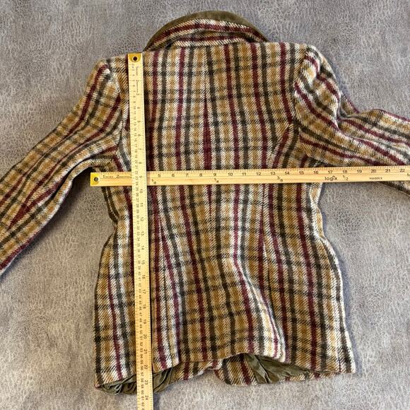 Vintage Forenza Wool Plaid Coat - Picture 6 of 6